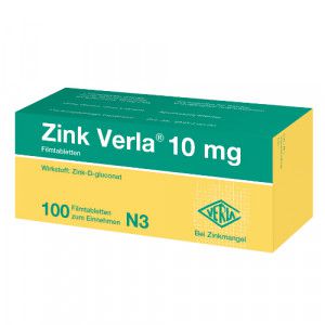 ZINK VERLA 10 mg Filmtabletten